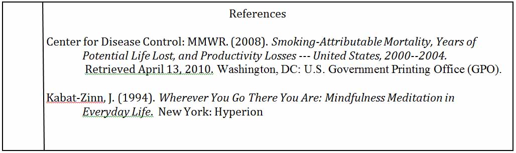 How to Format an APA Works Cited List | EasyBib - Citation Guides